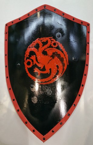 ESCUDO TARGARYEN FUNCIONAL - JUEGO DE TRONOS