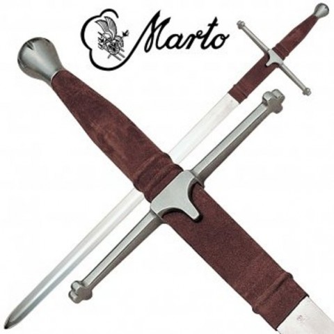 SWORD TWOHANDS ESCOCÉS WILLIAM WALLACE PLATA MARTO