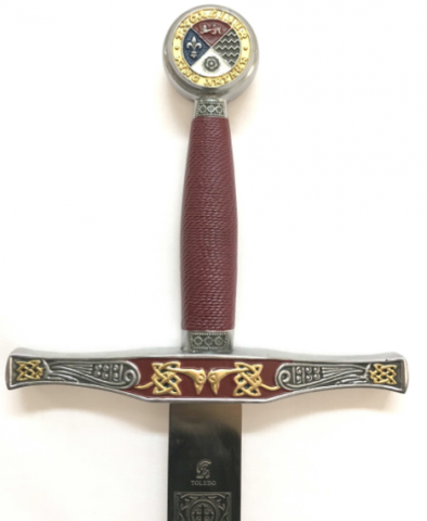 ESPADA EXCALIBUR DECORADA CON VAINA