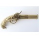 FLINTLOCK PISTOL WITH 2 BARRELS