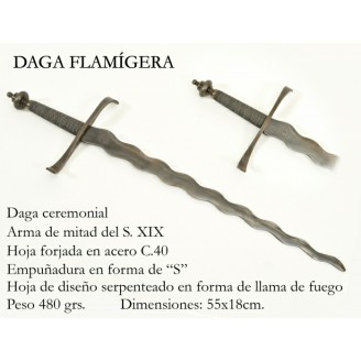 DAGA FLAMÍGERA CEREMONIAL