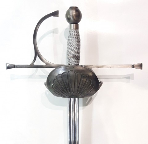 ESPADA ROPERA DE CONCHAS ARTESANA FUNCIONAL