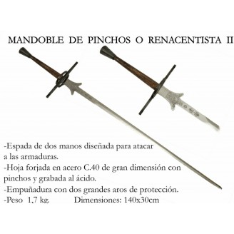 MANDOBLE DE PINCHOS O RENACENTISTA II