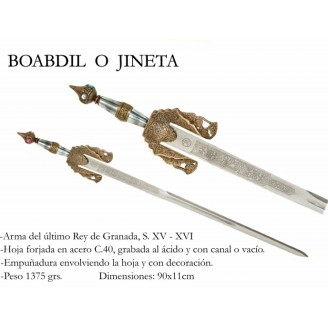 BOABDIL OR JINETA ARABIC SWORD