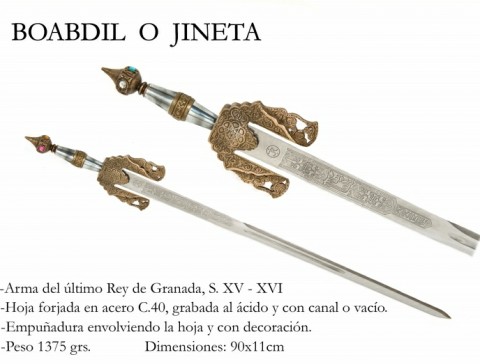 BOABDIL OR JINETA ARABIC SWORD