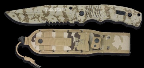 CUCHILLO TÁCTICO K25  SFL CAMO (32162)