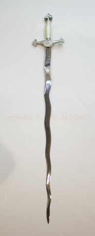 ESPADA MASONICA FLAMIGERA (PLATA)