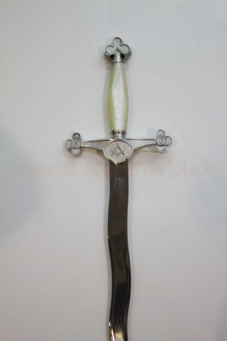 ESPADA MASONICA FLAMIGERA (PLATA)