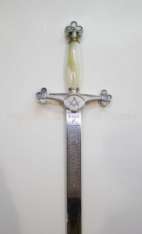 ESPADA MASONICA RECTA (PLATA)
