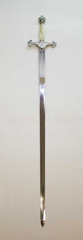 ESPADA MASONICA RECTA (PLATA)
