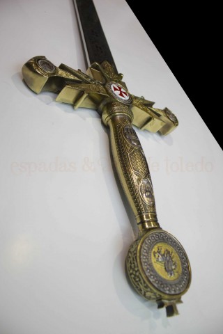 ESPADA TEMPLARIA (DELUXE BRONCE)