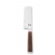 CUCHILLO DE COCINA MARTILLADO MODELO NAKIRI NOGAL