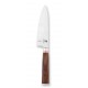 CUCHILLO DE COCINA MARTILLADO MODELO CHEF MANGO NOGAL