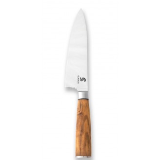 CUCHILLO DE COCINA DE CHEF MADERA OLIVO