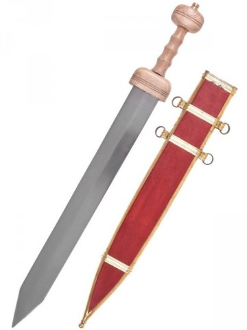 ESPADA GLADIUS FUNCIONAL VAINA ROJA