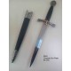 GOLD-SILVER CRUSSADERS DAGGER