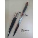 SILVER-RED CRUSSADERS DAGGER