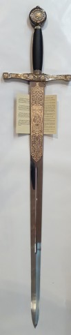 ESPADA EXCALIBUR PAVONADO NEGRO
