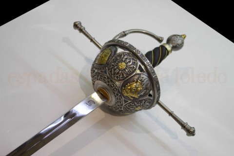 ESPADA CAZOLETA ESPAÑOLA SIGLO XVI
