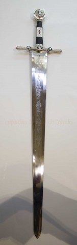 ESPADA TEMPLARIA GRAN MAESTRE DEL TEMPLE (PLATA)
