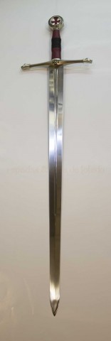 ESPADA TEMPLARIA CABALLEROS DEL CIELO: CRUZADOS (PLATA)