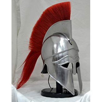 CASCO GRIEGO ESPARTANO (PENACHO ROJO)