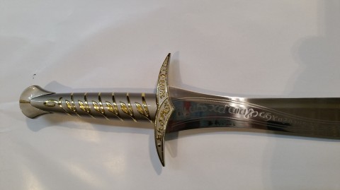 ESPADA DARDO DE BILBO MARRÓN CON VAINA - EL SEÑOR DE LOS ANILLOS