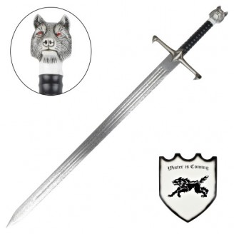 ESPADA GARRA  JON NIEVE EFECTO DAMASCO JUEGO DE TRONOS