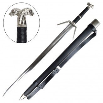 ESPADA THE WITCHER DE GERALT THE RIVIA PLATA
