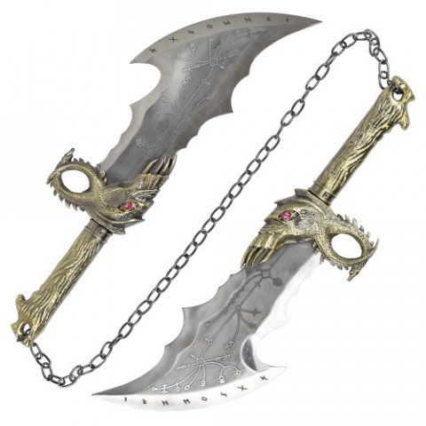 KRATOS' BLADES OF CHAOS GOD OF WAR 
