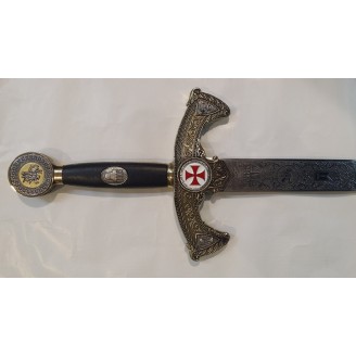 ESPADA TEMPLARIOS BRONCE (COLECCIÓN GRABADO PROFUNDO)