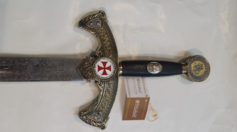 ESPADA TEMPLARIOS BRONCE (COLECCIÓN GRABADO PROFUNDO)