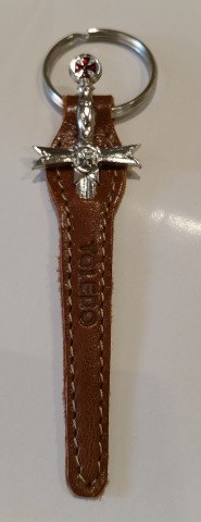 TEMPLE SWORD KEYCHAIN