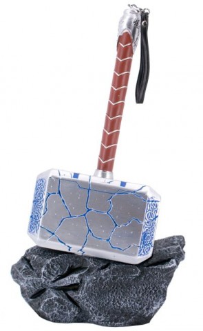 MARTILLO DE THOR EFECTO ROTO AZUL