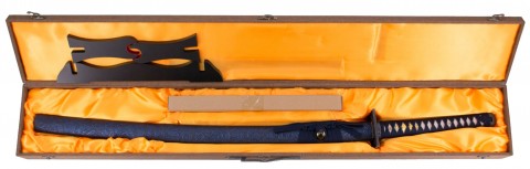 KATANA FUNCIONAL DAMASCO AZUL