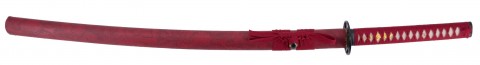 KATANA FUNCIONAL ROJA FLORES DE LOTO
