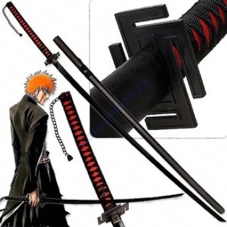KATANA TENSA ZANGETSU DE ICHIGO INVOCANDO BANKAI - BLEACH 142 CM
