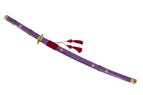 KATANA ONE PIECE ENMA DE ZORO MORADA BAMBÚ