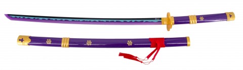 KATANA ONE PIECE ENMA DE ZORO MORADA CON LUZ LED
