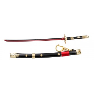 LLAVERO KATANA ENMA DE ZORO ONE PIECE NEGRO