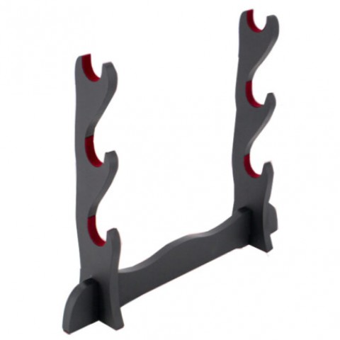 SOPORTE TRIPLE KATANAS SOBREMESA