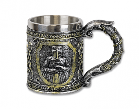 TAZA TEMPLARIOS RESINA