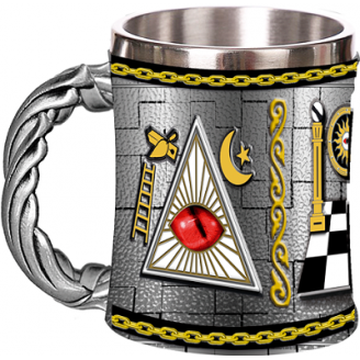 MASONIC RESIN MUG