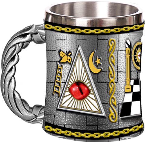 MASONIC RESIN MUG