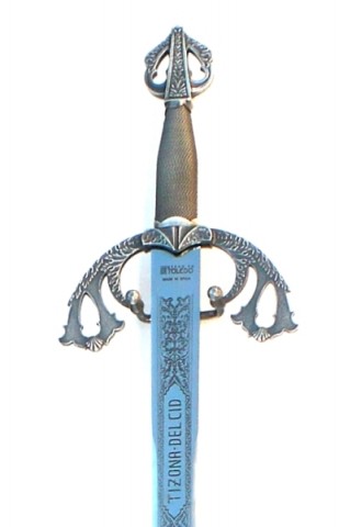 ESPADA TIZONA "EL CID CAMPEADOR" CADETE (PLATA)