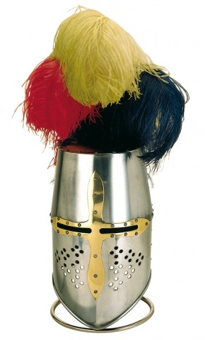 CABEZA ARMADURA TEMPLARIA