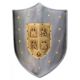 ESCUDO MEDIEVAL DE CASTILLA Y LEÓN