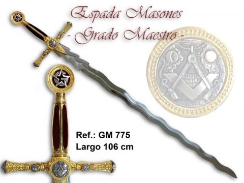 ESPADA MASONES GRADO MAESTRO