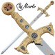 TEMPLE KNIGHTS SWORD-GOLD