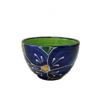 GREEN-BLUE BOWL 13 CM